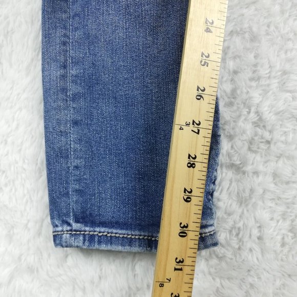 BKE Mens Jeans Alec Straight Leg‎ Blue Denim Stone Wash Whiskering 28 - Picture 10 of 14